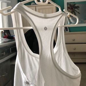 Lulu lemon size 6 white tank top